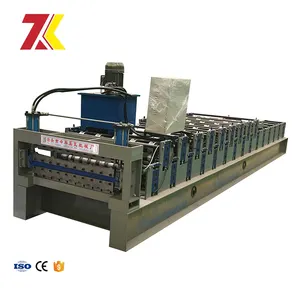 Double Layer Trapezoidal Roof Tile Machine Double Layer Galvanized Tile Roofing Sheet Making Machine Doubl Roll Form Machine