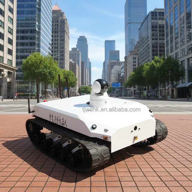 UGV Crawler Tracked Robot Chassis With Remote Control ROS Open Source Off-road All Terrain Mobile Robot Platform