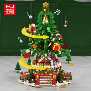 HW 2963 Piezas, Serie Creativa de Bloques de Construcción DIY, Parque Musical del Árbol de Navidad, País de las Maravillas Musicales, Juguetes Nuevos <span class=keywords><strong>2023</strong></span>, Regalos Festivos - Product Image 4