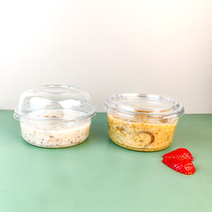 Tengyue Gobelets en plastique transparent de qualité alimentaire avec couvercle transparent Récipients jetables pour le stockage des bonbons Boîte de transport de noix - Product Image 5