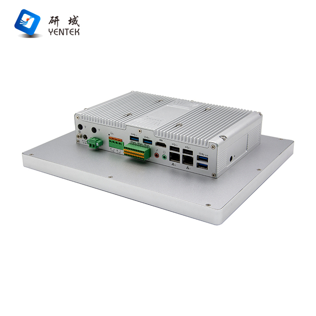 12.1 Inch Fanless Industrial Panel PC IP65 Waterproof J6412 10 Point Capacitive Touch Screen 6 COM 2LAN Embedded Computer AIO PC
