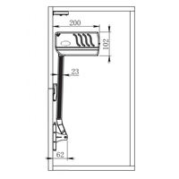 Système de fixation pour porte pliante AODELI, support de porte double pour armoire de cuisine, support de porte pliante relevable