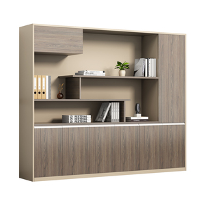 Armoire de classement en bois au design moderne et luxueux avec cloisonnement modulaire pour bureau et atelier - Product Image 2