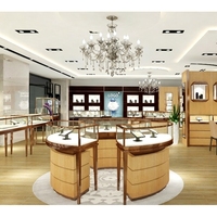 Vitrine de présentation de bijoux minimaliste entièrement blanche pour centre commercial, solution de conception de magasin complète personnalisée pour partenaires Fortune 500