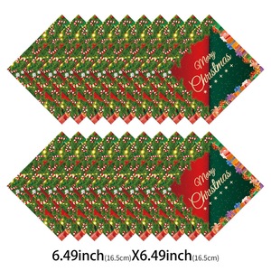 Articles de fête d'anniversaire sur le thème de Noël, très demandés, assiettes, gobelets, serviettes, kit de vaisselle jetable - Product Image 5