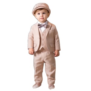 Custom Clothing <span class=keywords><strong>Manufacturers</strong></span> Wedding Suits for Baby Boys Outfits Roupa infantil para crianças 2 Sets Gentleman Wear Baby Suits - Product Image 1