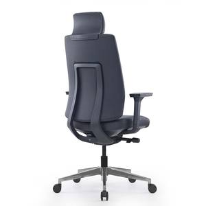 Nouvelle chaise de bureau de direction moderne de luxe à dossier haut en cuir, design ergonomique, fonction pivotante, accoudoirs réglables - Product Image 4