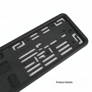 Marco de Matrícula Personalizado, Venta al por Mayor de Fábrica, Marco de Matrícula de Plástico y Silicona para Modelos Europeos de Rusia y Ucrania - Product Image 4
