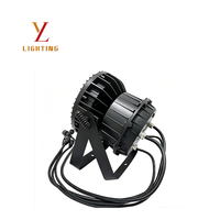 Projecteur PAR LED étanche 54x3W RGBW 3-en-1 180W IP65 9/10 canaux DMX512 en aluminium moulé sous pression pour scène