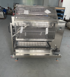 Shineho-Asador de <span class=keywords><strong>pollo</strong></span> a gas y carbón, acero inoxidable, 54-72 pollos, estilo mejorado, venta al por mayor - Product Image 4