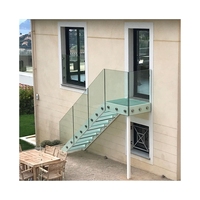 Escalier droit décoratif d'intérieur, stable, monobloc, pour loft, bibliothèque, chambre à coucher