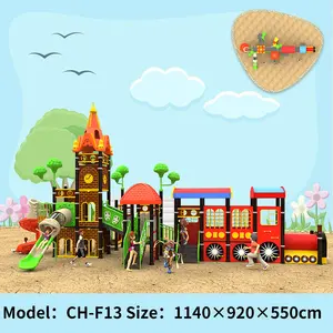 Maidele Cổ Điển Độc Đáo Phổ Biến Trẻ Em Hiện Đại Tùy Chỉnh Ít Train Set Thương Mại Playhouse Kid Sân Chơi Ngoài Trời - Product Image 3