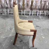 Chaise de salle à manger moderne en bois massif pour la maison, le bureau et les bars, mobilier de salle à manger pour la maison et l'hôtellerie/la restauration