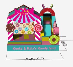 Casa de rebote inflable de PVC duradera comercial de 0,55mm Castillo inflable combinado de rebote y tobogán para niños - Product Image 1