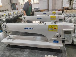 Máquina de coser de pespunte de una aguja de alta resistencia con brazo largo de 762 mm, elevador de pie automático programable, buen precio, alimentación compuesta de cama plana - Product Image 3