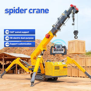 معدات بناء: رافعات عنكبوتية بذراع تلسكوبي بحمولة 1.5-8 طن، رافعة زاحفة هيدروليكية صغيرة للبيع - Product Image 2