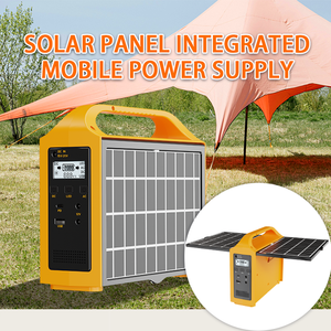 Draagbare 100W Mini Lithium-Ion Batterij Generator Ingebouwde Zonnepaneel Handig Kleine Outdoor Stroombron Voor Thuis Zaklamp - Product Image 2