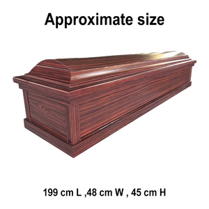 Qianrui Cofano Funebre Artigianale Premium in Legno Massello Eco-Sostenibile per Adulti, Stile Euro-Americano, Personalizzabile, Fornitura all'Ingrosso OEM/ODM - Product Image 2