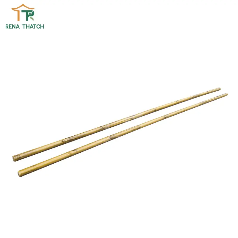 1, 2, 3, 4m long synthetic bamboo pole plastic bamboo stick stake canes artificial bamboo