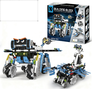 STEM juguetes educativos programación Control remoto eléctrico Variable interestelar máquina perro Compatible rompecabezas juguete de bloques de construcción - Product Image 1