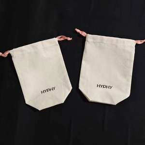 Sac en toile épaisse en gros, sac cadeau, sac à bijoux en coton avec logo - Product Image 5