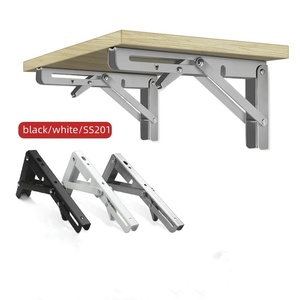 8 "-20" Modern çelik Metal raf aparatı oturma odası ve banyo masa tezgah raf için destek braketi - Product Image 2