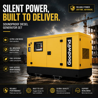 Groupe électrogène diesel silencieux 80 kW, 150 kW, 350 kW avec interrupteur de transfert automatique pour l'alimentation de secours des cimenteries