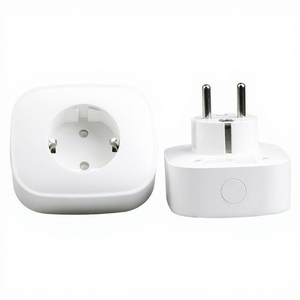 Prises et interrupteurs intelligents avec Wi-Fi pour commande vocale Alexa/Google Home, design coulissant, compatibles EU/AU/France - Product Image 1