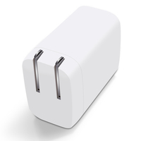 Chargeur mural US pliable 65W GaN PD 3.0 Type-C QC3.0 OVP/OCP ignifuge, idéal pour ordinateur portable, téléphone portable, appareil photo et outil électrique