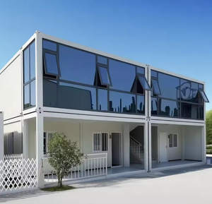 Hotel Modular Prefabricado en Contenedores, Casa de Huéspedes para Resort, de Fábrica China, Casa Vacacional Prefabricada Internacional de 2 Pisos - Product Image 1