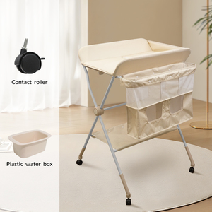 Thiết Kế Mới Bé Tổ Chức Tã Tã Thay Đổi Pad Bé Tã Thay Đổi Bảng Với Bánh Xe - Product Image 4