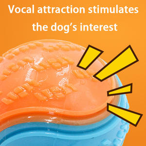 Vente en gros de balles de tennis pour chien de 6,5 cm, durables, colorées, en TPR et silicone, jouet pour animaux de compagnie - Product Image 3