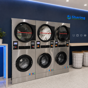 Lavadora-Secadora Comercial Apilable para Negocios de Lavandería de Alta Rentabilidad con Espacio Limitado - Product Image 2
