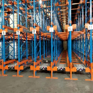 Venta Caliente 2023 Industrial Shelves Steel Rack Pallet Warehouse Customizable Stacking Shelves Pallet Shuttle Shelf System
