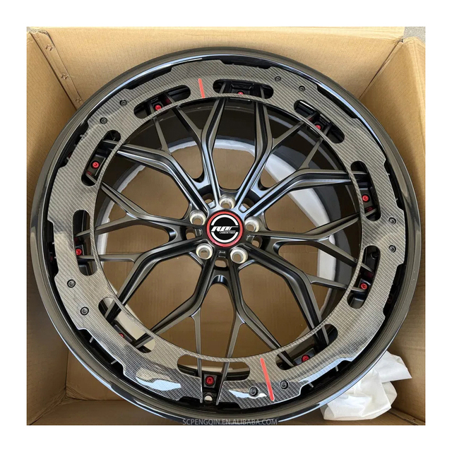Roc Custom Carbon Fiber Wheels 2 Piece Forged Wheels 20 21 22 Inch Rims 5x112 Carbon Fiber Wheels for BMW X6 X6M X7 X5 XM F95
