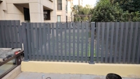 Valla de Aluminio de Alta Calidad OEM/ODM, Fácil de Montar, con Acabado en Polvo, Resistente a la Oxidación, para Muros Perimetrales de Viviendas