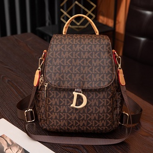 Nouvel Arrivage Transfrontalier <span class=keywords><strong>Sac</strong></span> à Dos Zippé Grande Capacité Polyvalent et Élégant pour <span class=keywords><strong>Femme</strong></span>, <span class=keywords><strong>Sac</strong></span> de <span class=keywords><strong>Voyage</strong></span> Décontracté Imprimé Minimaliste - Product Image 1