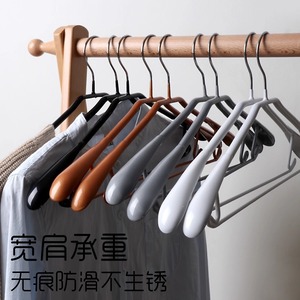 Longyitang Wide Shoulder Clothes Hanger Thickened Anti Slip Suit Coat Hanger For Wardrobe Storage - Product Image 4