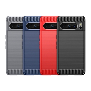 Carbon <strong>Fiber</strong> Bushed Matte Low-profile Phone case High-quality Tpu Phone Case for <strong>Google</strong> Pixel 9A 9 Pro XL - Product Image 4
