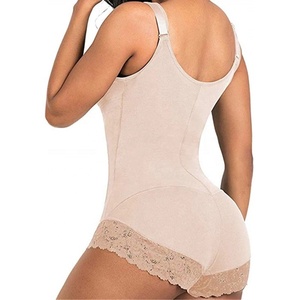 Body gainant sculptant ventre plat et rehausseur de fesses, sans couture, respirant, une pièce, avec fermeture éclair triangulaire, en Polyester/Spandex - Product Image 4