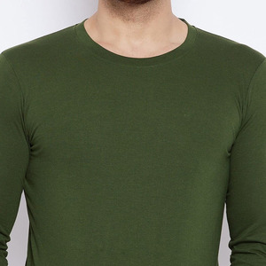 เสื้อยืดแขนยาวสีตามสั่งสำหรับผู้ชายรุ่นใหม่มาแรง ราคาถูก MOQ ต่ำ รับออกแบบตามสั่ง เสื้อยืดแขนยาวผู้ชาย - Product Image 4