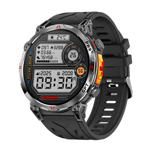 Montre connectée GPS étanche IP68 pour sports de plein air, avec suivi de la fréquence cardiaque, de l'oxygène sanguin, du sommeil et de la santé, appels Bluetooth, personnalisable - Product Image 2