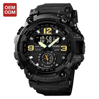 VVS Montre Analogique Homme Outdoor Grand Cadran Aiguilles Lumineuses Étanche Électronique OEM Logo Personnalisé Bas MOQ