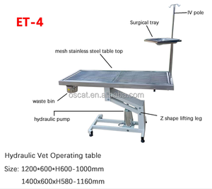 Table vétérinaire OSCAT Table de chirurgie vétérinaire hydraulique électrique avec dessus en maille <span class=keywords><strong>et</strong></span> support de perfusion - Product Image 6