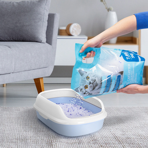Nobleza 3.8L Gel diamante lettiera per gatti gatto assorbente comoda sabbia biodegradabile 2 confezioni - Product Image 5