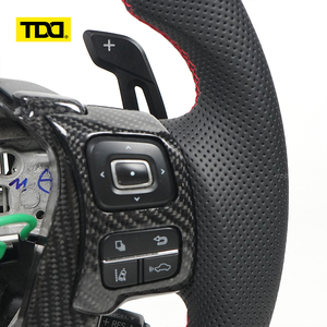 Volante Deportivo TDD Real de Fibra de Carbono con LED, Compatible con Lexus IS IS250 IS250C IS300 IS300C IS350 IS350C F SPORT 2005-2011 - Product Image 5