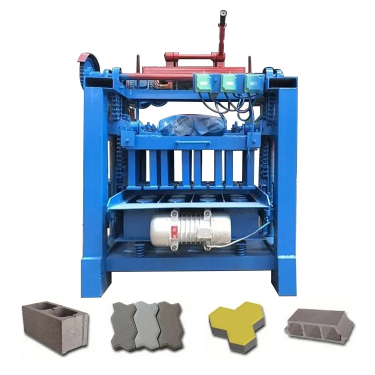 Máquina de bloques comprimibles para modelar barro, bloques de enclavamiento de arcilla barata, máquina de moldeo de bloques, precio en nigeriano