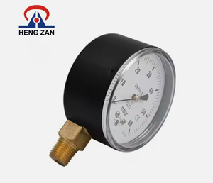 HENGZAN 2025 Factory Sale Brass <strong>Bourdon</strong> Tube Manometer Economical Practical <strong>Pressure</strong> <strong>Gauge</strong> with Bottom Connection - Product Image 3