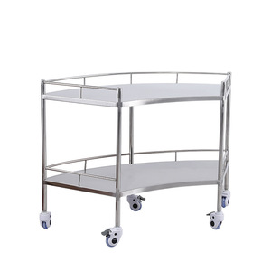 Carro de Hospital Curvo de Acero Inoxidable Heavenly Fullness de 200 cm, Carro de Tratamiento Dental para Quirófano, Extra Grande y Reforzado - Product Image 3