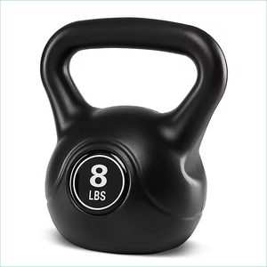 أوزان كيتل بيل أسمنتية سوداء عالية الجودة بشعار مخصص للتدريب على القوة في صالات الألعاب الرياضية والمنافسات - Product Image 3